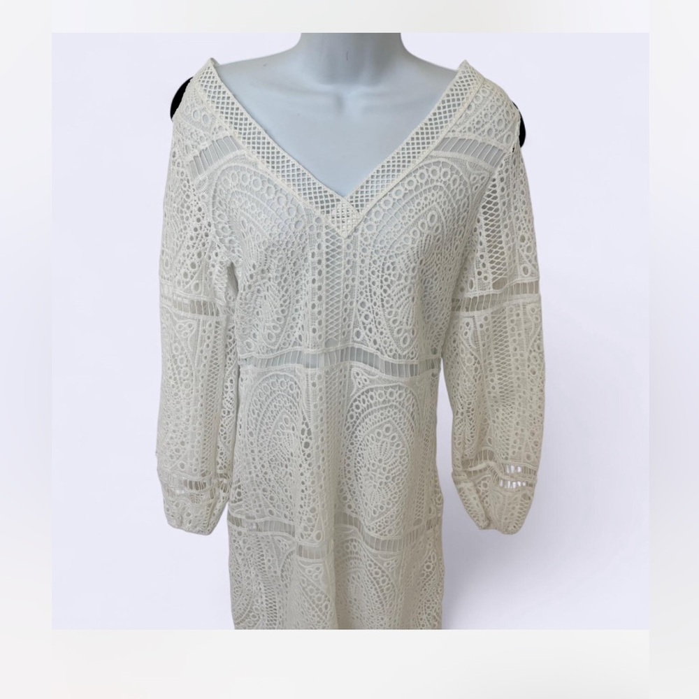 White Coverup Dress